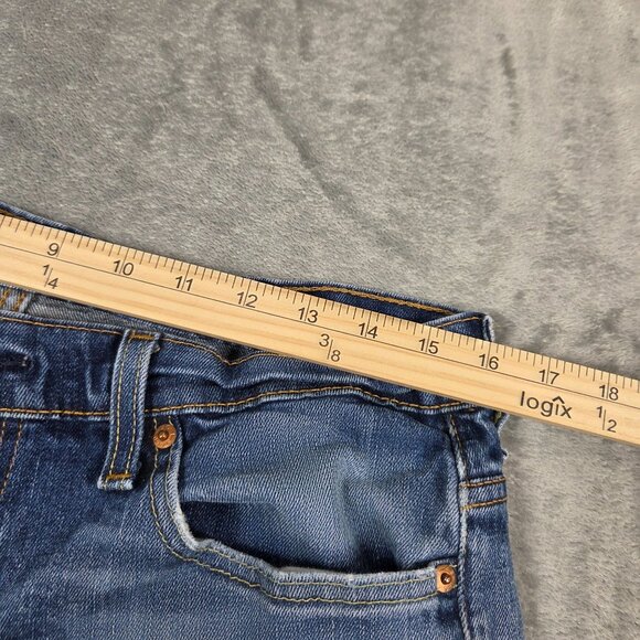 Levis 569 Jeans Mens 31X30 Blue Loose Straight Medium Wash Denim Preppy Workwear - Picture 10 of 12